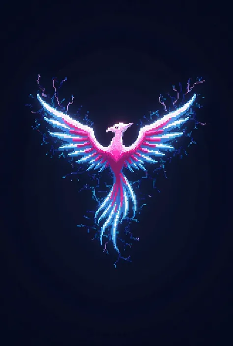 Pixelated nba team logo phoenix lightning 