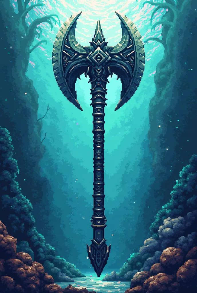 A Pixel ART Leviathan axe 