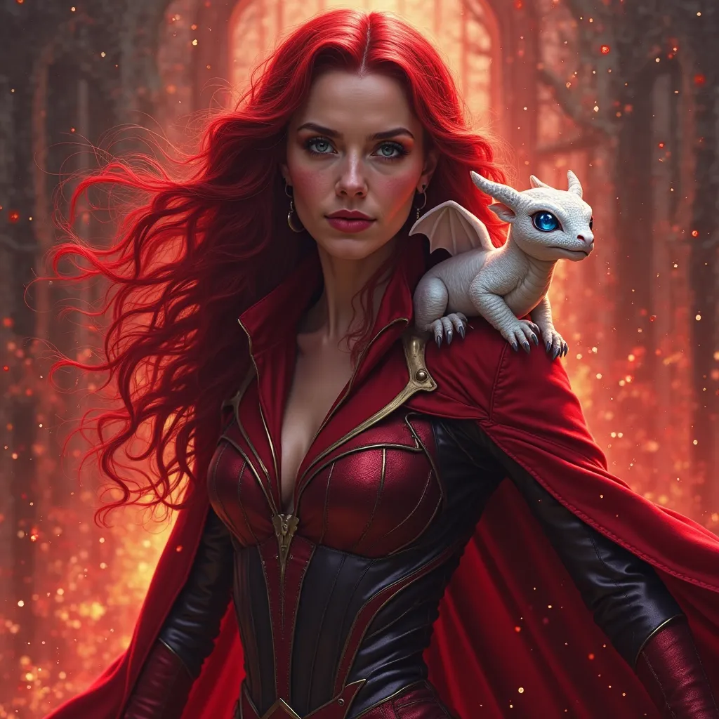  Scarlet Witch, Wanda Maximoff, the real name of the Scarlet Witch. She is Magneto's daughter, , she has a twin brother Pietro, , better known to everyone as Mercury, and half-sister Polaris. Scarlet Witch обладает способностью, called "chaos magic". On he...