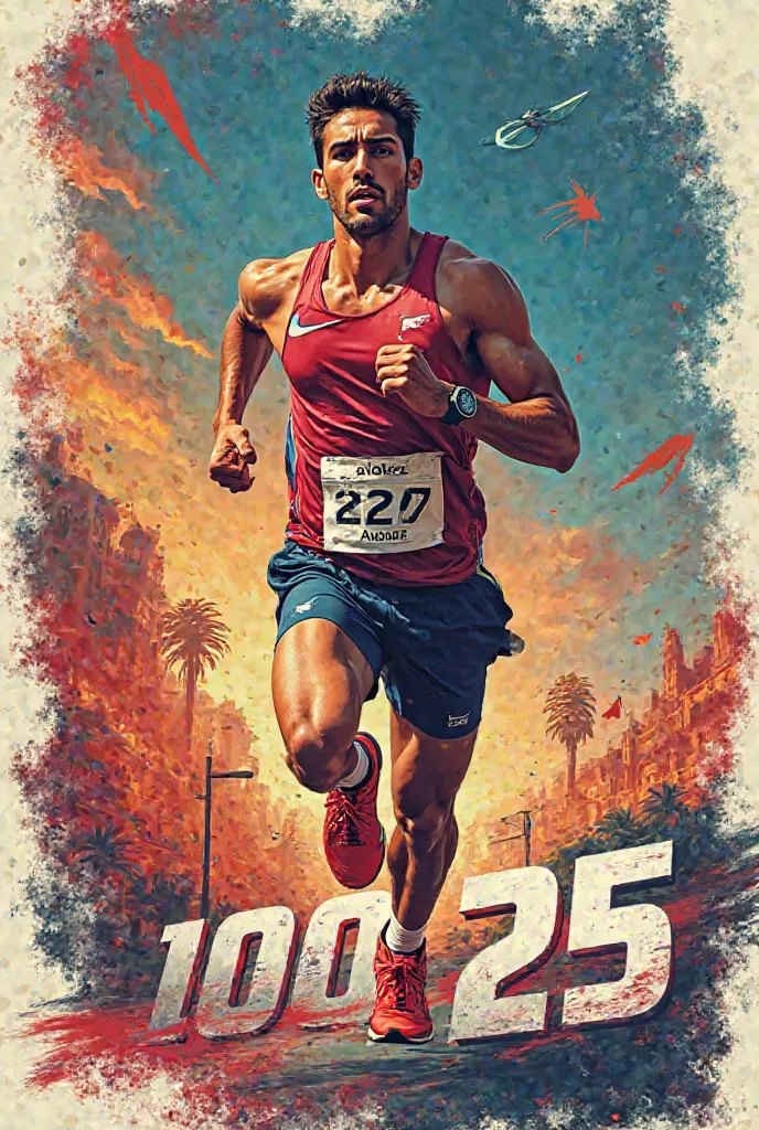 Generate poster final position position 9 runner # 225 name Alopez 