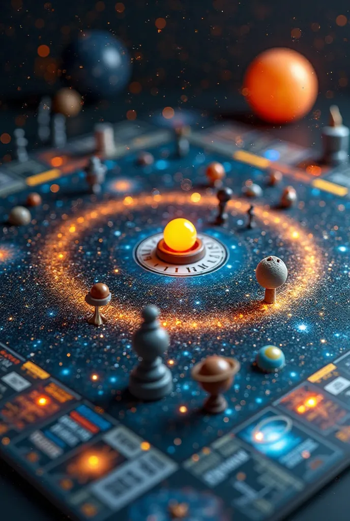 A Monopoly game board about astronomy 