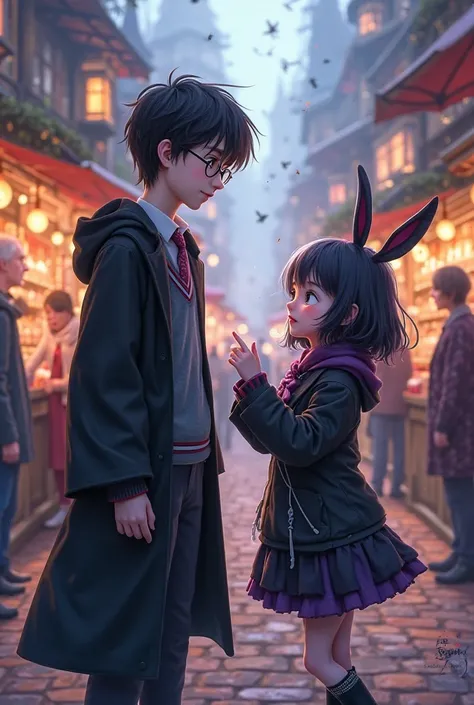 Harry Potter and Kuromi buying