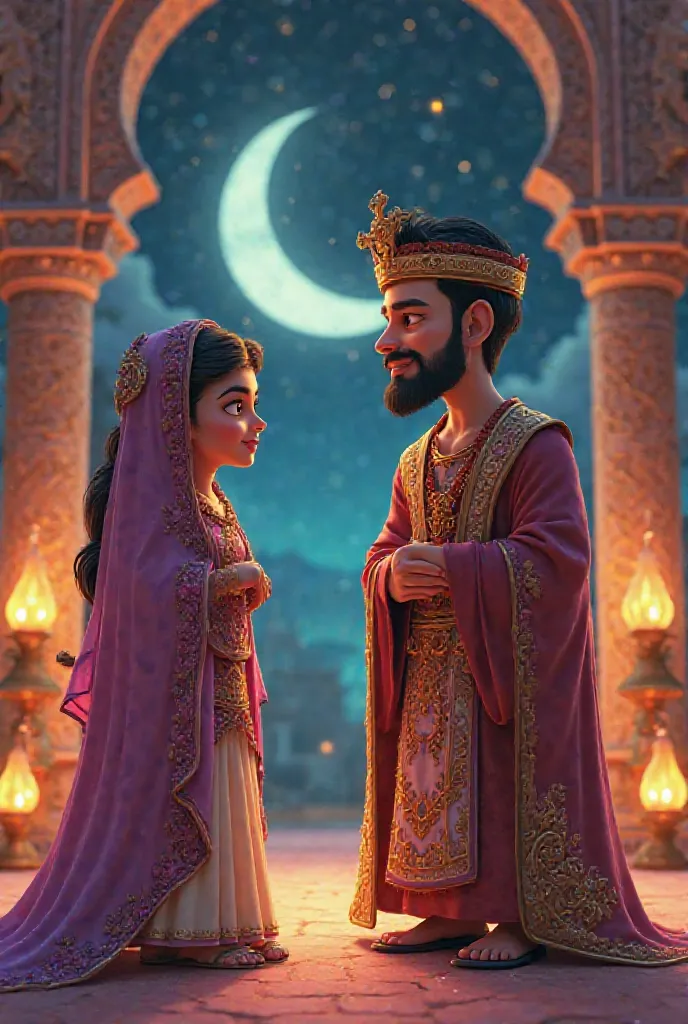 Ramadan cartoon video Shahrazad and Shahriar