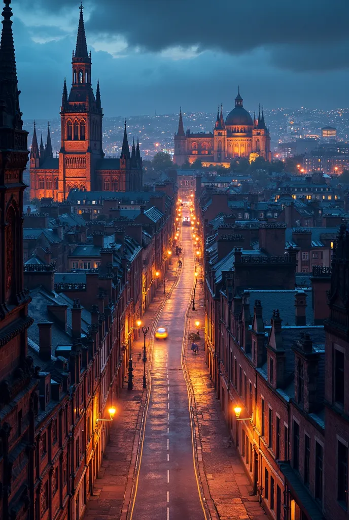 Edinburgh is the best city at night this illuminated city 