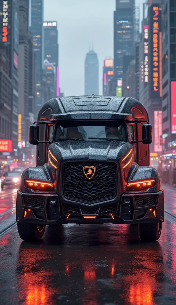 Make a Lamborghini transport truck luxury ,sporty and modern with fully modified kits
