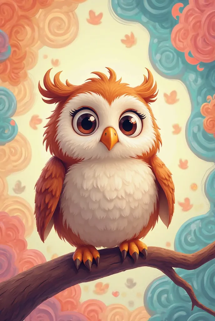 Owl in a pixer cartoon