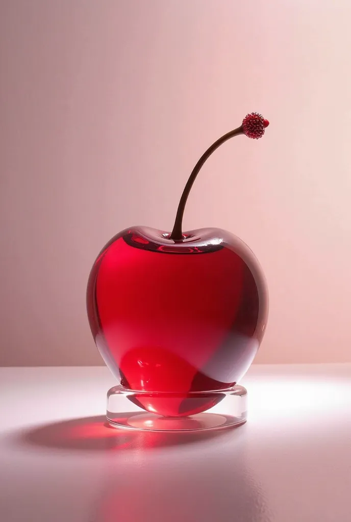 Make a glass fruit cherry 