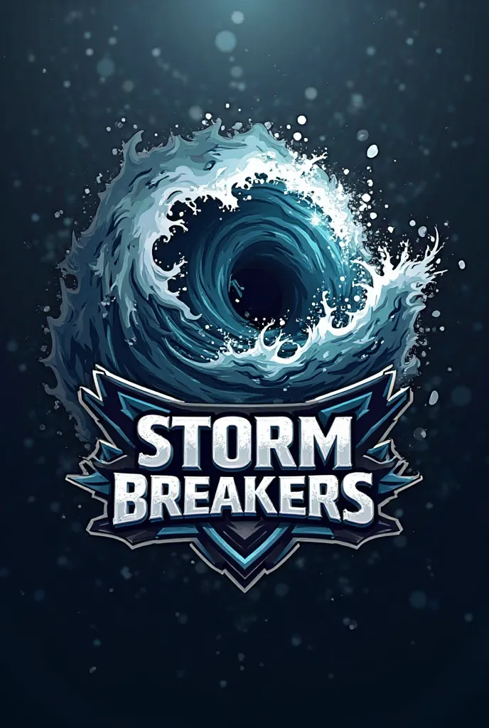 Create an image of a logosport with the name: Storm Breakers, very different from normal

