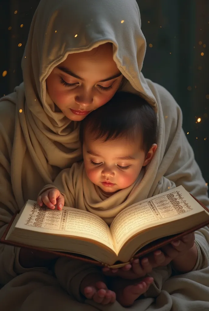 One Muslim baby girl who read the Quran
