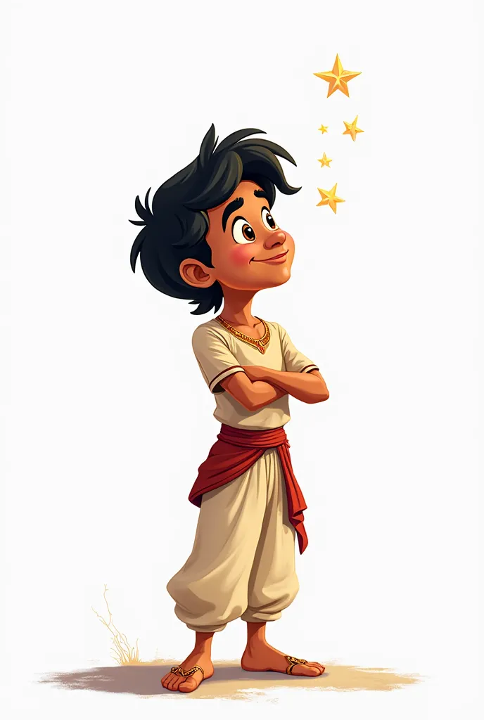 Aladdin remembered the teachings of the Prophet Muhammad ( Here are more Quranic prayers ), Who has always helped others is a cartoon with a transparent white background