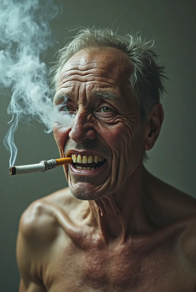 Create photos about the impact of smoking 