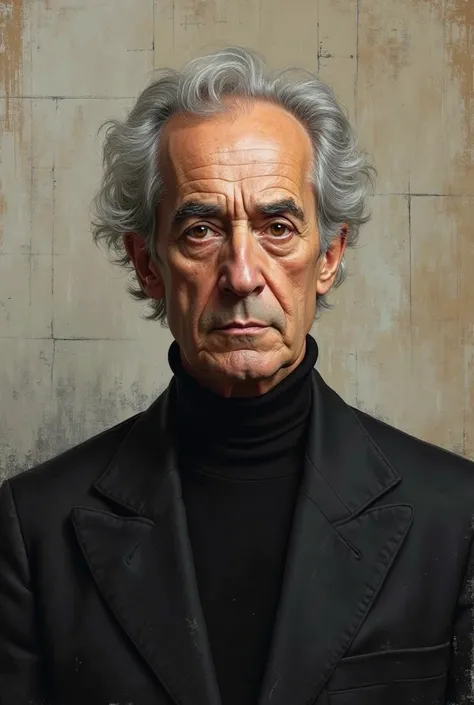 Make him look more like Pierre Boulez 