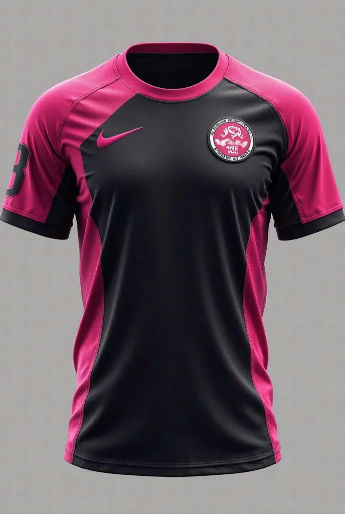 Black and pink 2nd year high school team jersey 