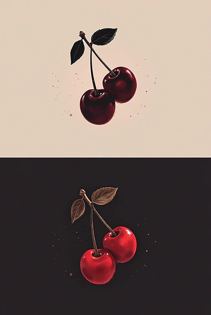 Faça uma logo com o nome "Black cherry"