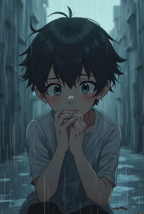 Heartbroken boy anime 

