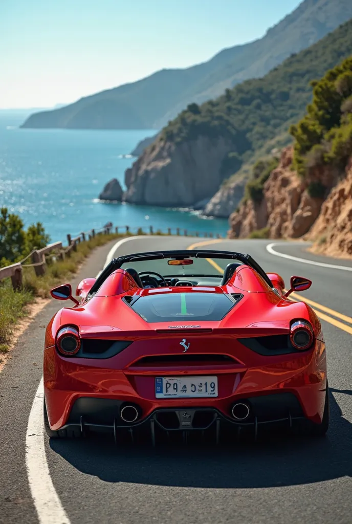 a red ferrari 458 spider