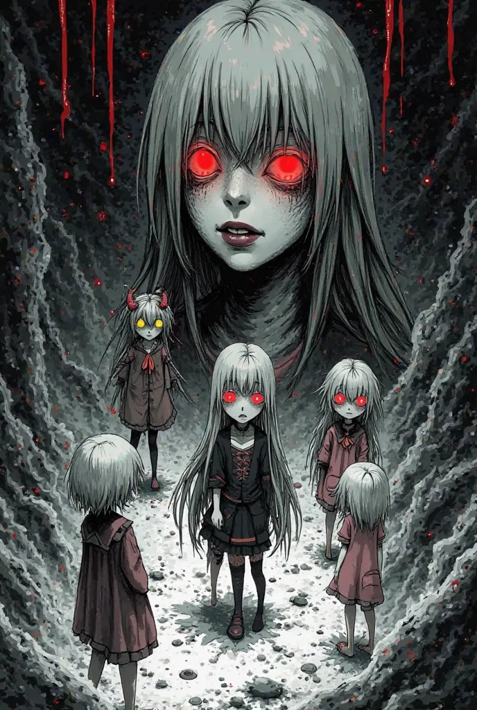 Horror manga featuring Vocaloid characters (  based on the song)
( Alice human sacrifices )