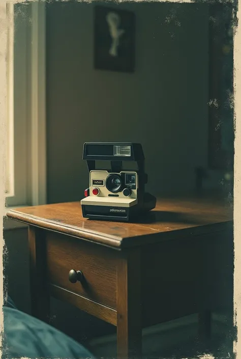 Polaroid on a nightstand, How dark, Format 9:16