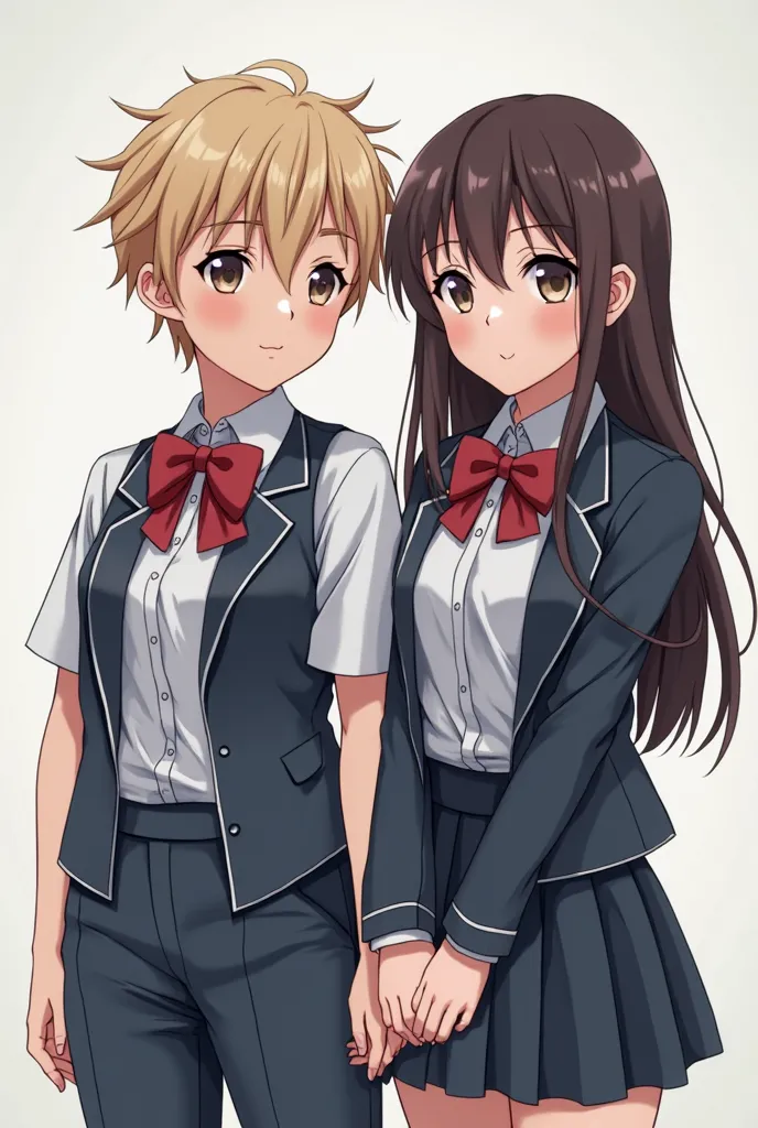 anime image of a couple of people standing next to each other, jk uniform, inspired by Okumura Togyu, inspired by Okumura Masanobu, sakimichan and makoto shinkai, makoto shinkai and artgerm, beautiful anime high school girl, high quality fanart, style anim...