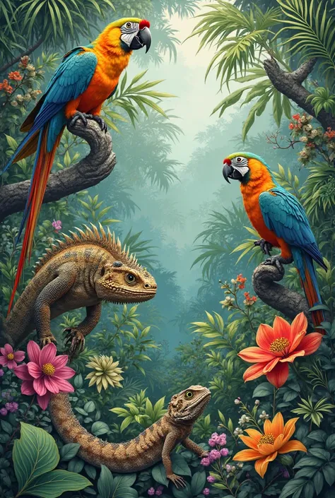 "My catalog is for flora and fauna, endangered plants and animals in the Dominican Republic, so create a back cover for my catalog ( The back cover is the back of the catalog ) 