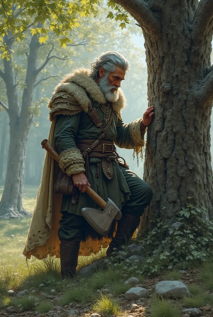 Toygar, went to the hornbeam tree he had spotted, and skillfully threw the axe in his hand and set about knocking the tree down with powerful blows. As he goes about his business in a focused way, of two strangers approaching him in quiet but determined st...