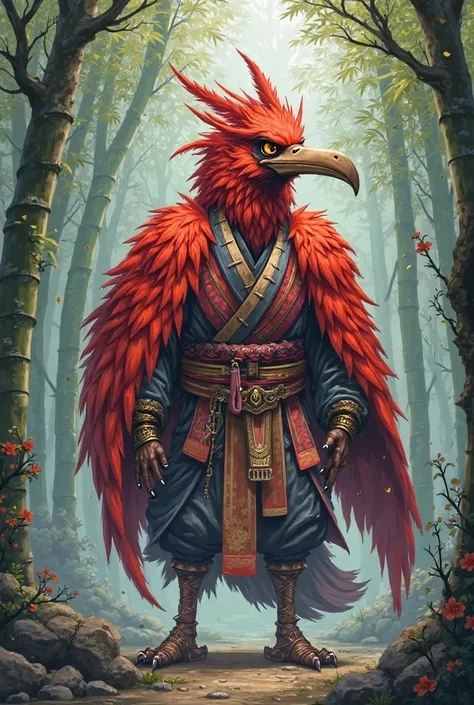 sample design of animated tengu