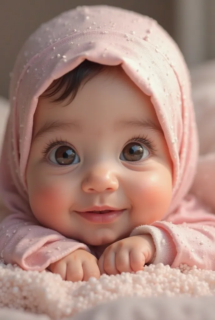 Cute Muslim baby girl 