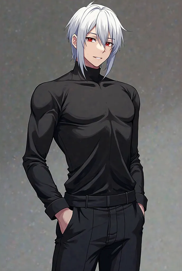 
Height: 201 centimeters
Weight: 254lbs
Francis is a handsome anime young man of very tall height with fair-skin and ear-length white hair that is seemingly transparent with bangs that dangle all the way into his eyes. He has sharp almond shaped ruby red e...