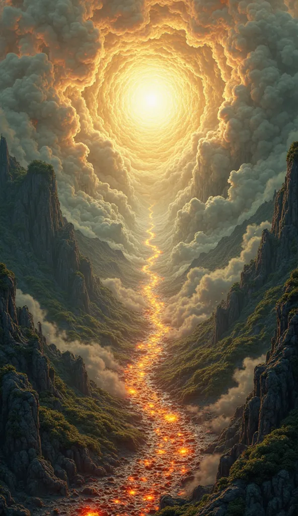 Show two paths, one where hell is and the other is heaven