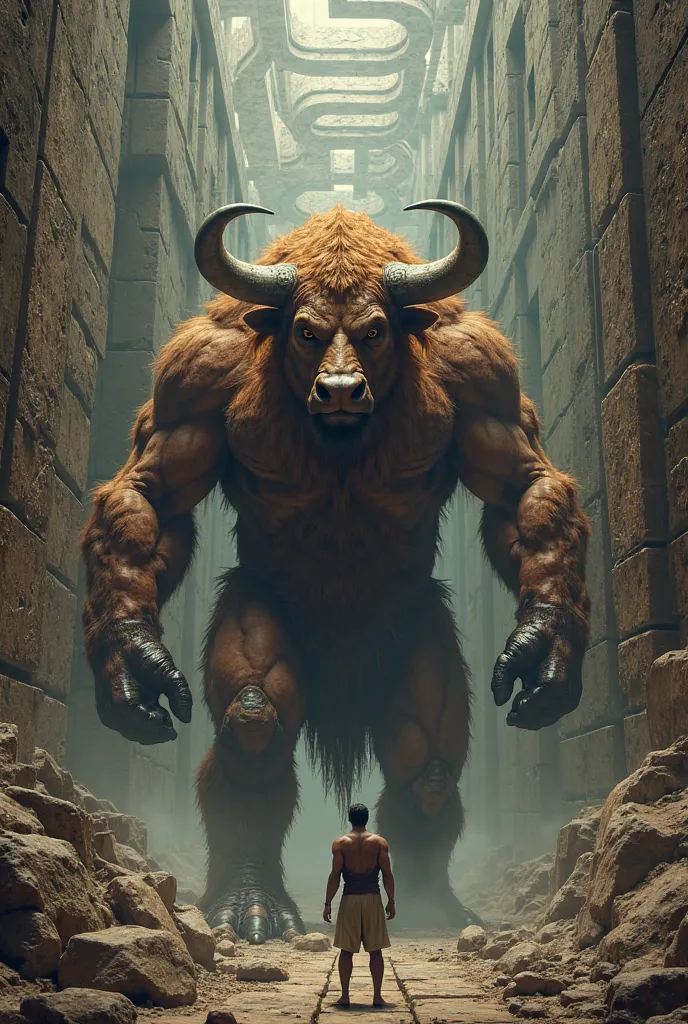 A Minotaur in an infinite labyrinth 