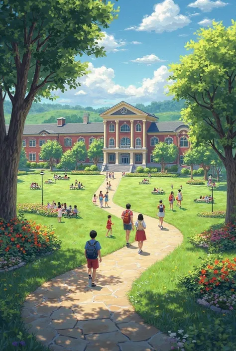 school, for background, field