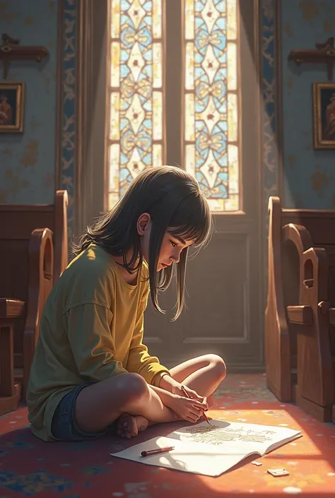 ren's drawing in the Kingdom Hall