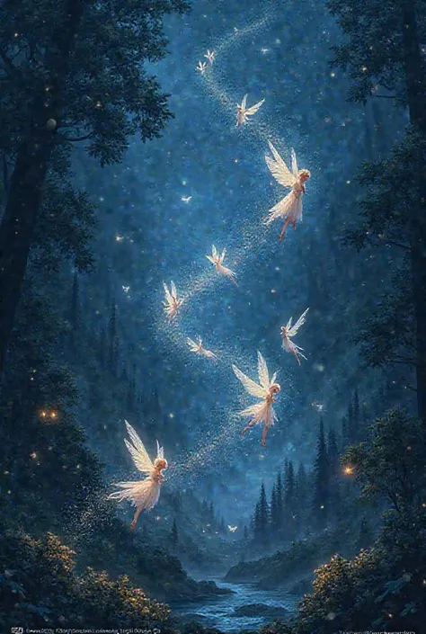  the eternal night , Fantasy with many fairies