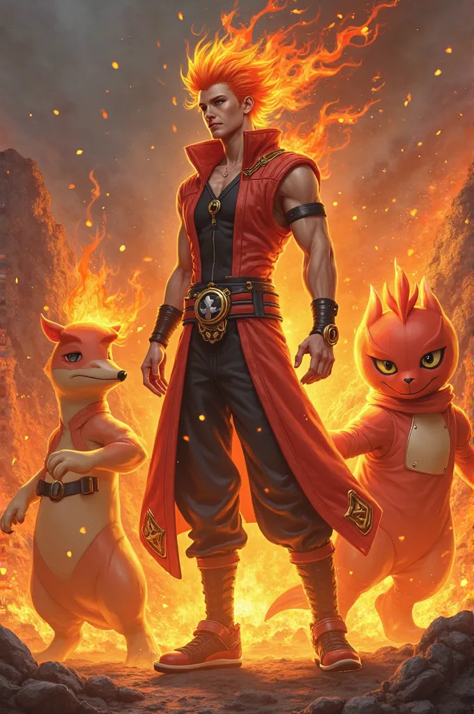 Pokémon trainer fire type