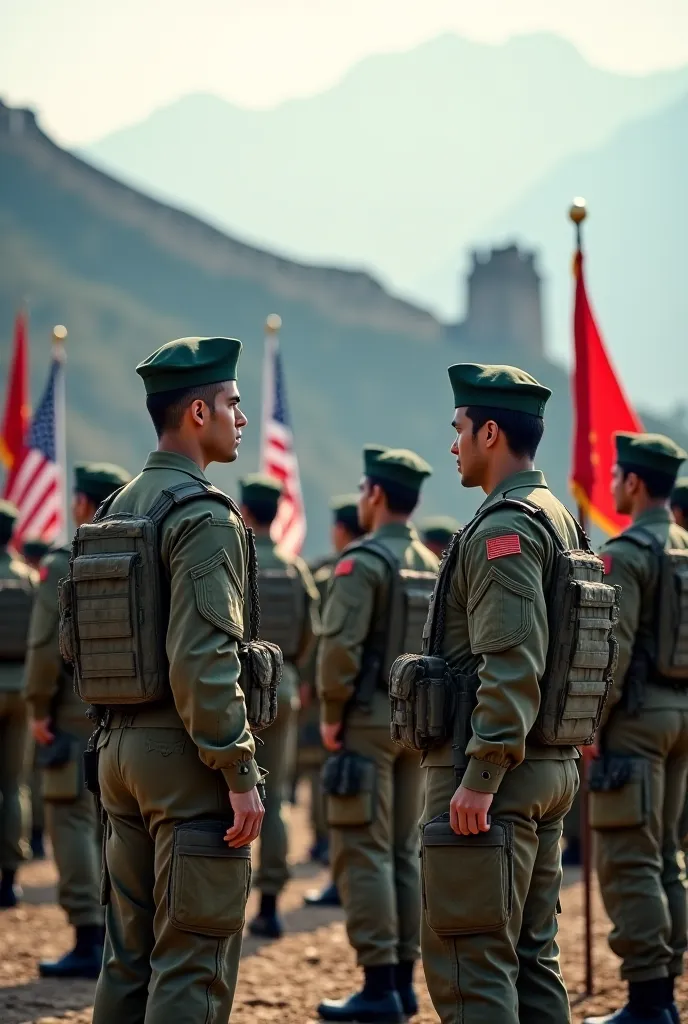 Muslim and Chinese Army 