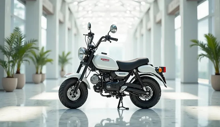 2025 Honda monkey 125 in showroom  white colour 