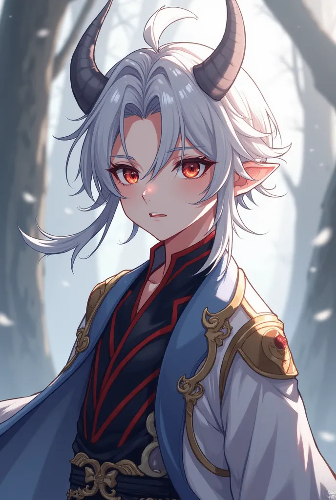 1
a delicate androgynous prince, handsome guy in demon slayer art, beautiful androgynous prince, she has elf ears and gold eyes, white haired deity, androgynous vampire, fit male demon with white horns, keqing from genshin impact, male anime character, han...