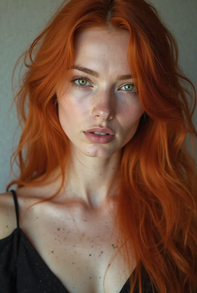 Pictures of a red-haired woman 