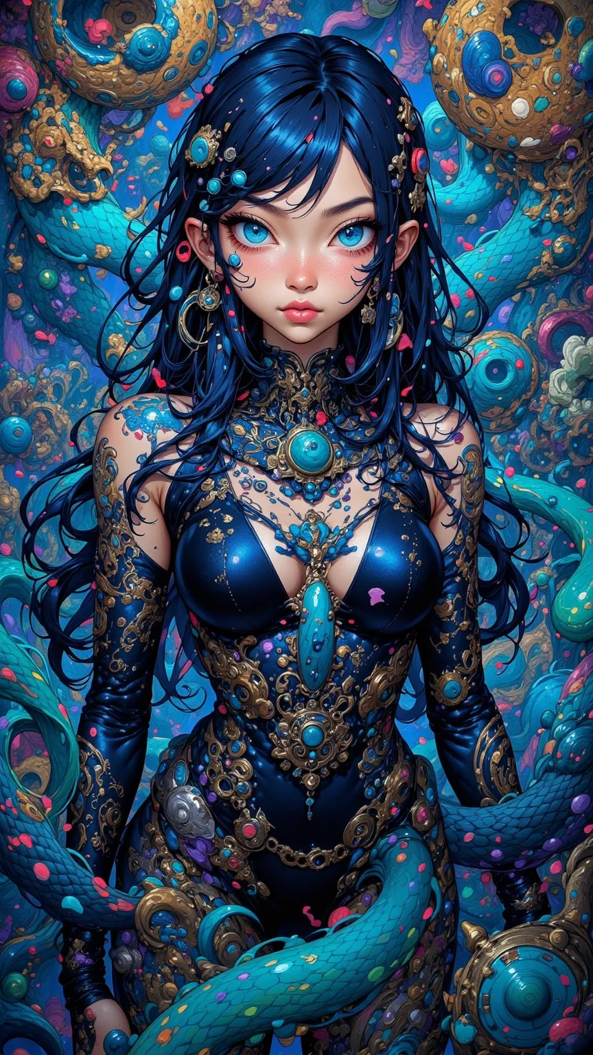 A Amazing and mysterious existence，Differs with beauty and mystery。She is usually very tall，Her hair is smooth and majestic，is often described as wavy、 Spirit 。The color of her eyes is very charming，reflects the color of the deep sea。Calypso經常被描繪成一種 Spirit...