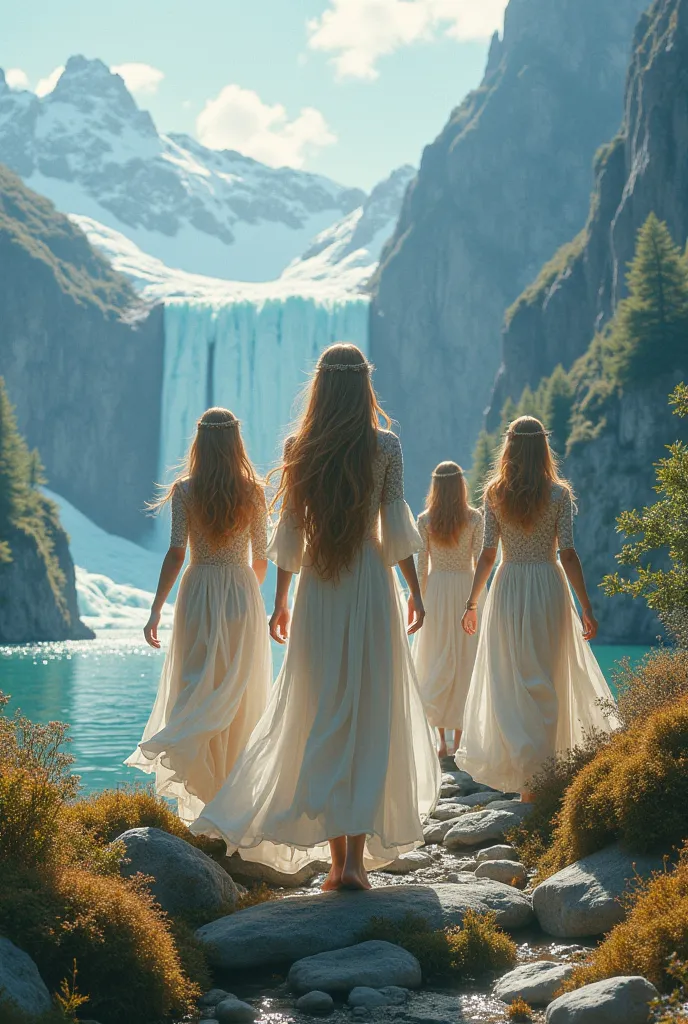 4 avatar women traveling in Norway 