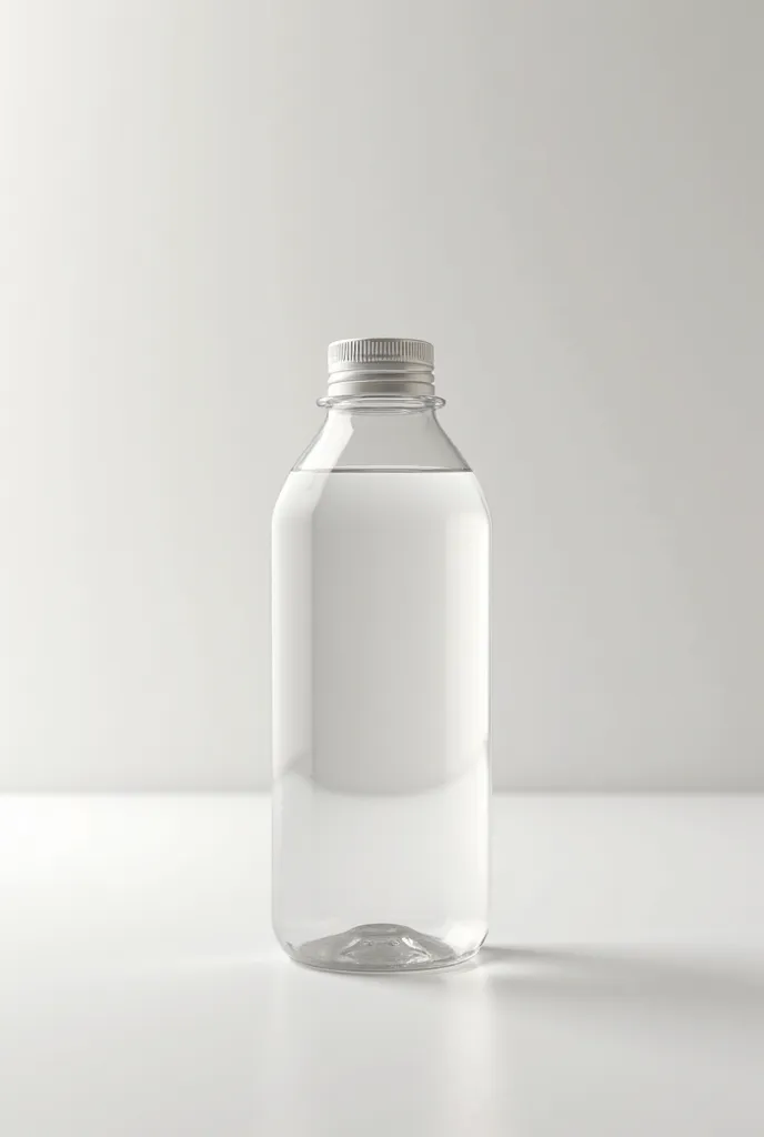 I want you to make an image where you generate a 250 ml plastic bottle without a label or anything