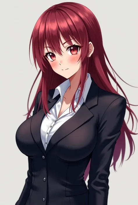 Big breasts anime girl
In suit