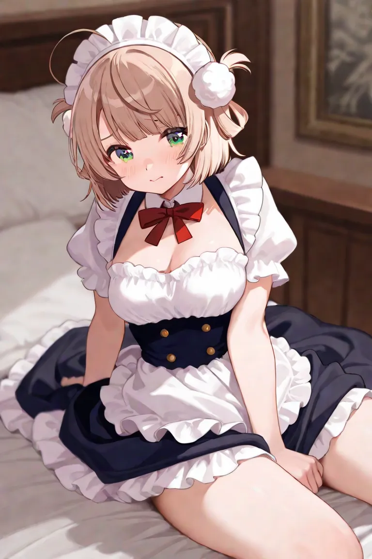 Images of VTuber Shigure Ui having sex in maid clothes