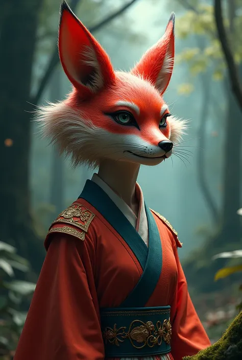 Keep the same image, but add a Kitsune mask