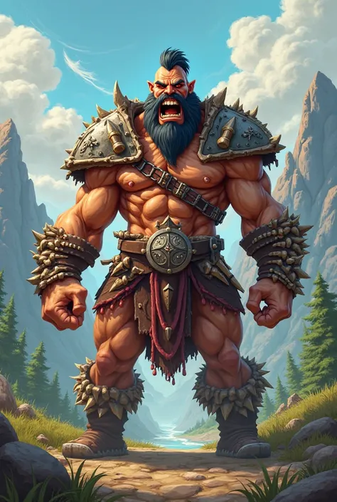 barbarian warrior, The Talking, cartoon animation 