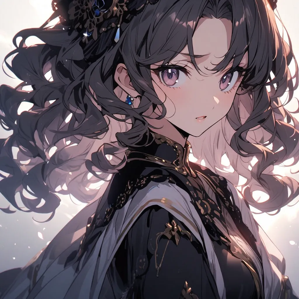 Princess、 curly hair