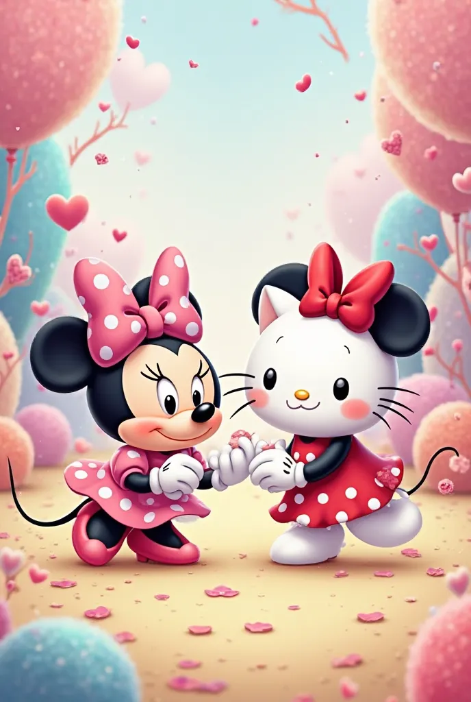 hello Kitty y Minnie mouse 