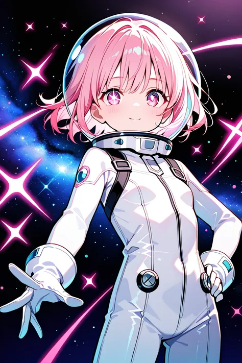 Adorable,loli,spacesuit,space_helmet,gloves,MAGICAL GIRL,1girl,fullbody,