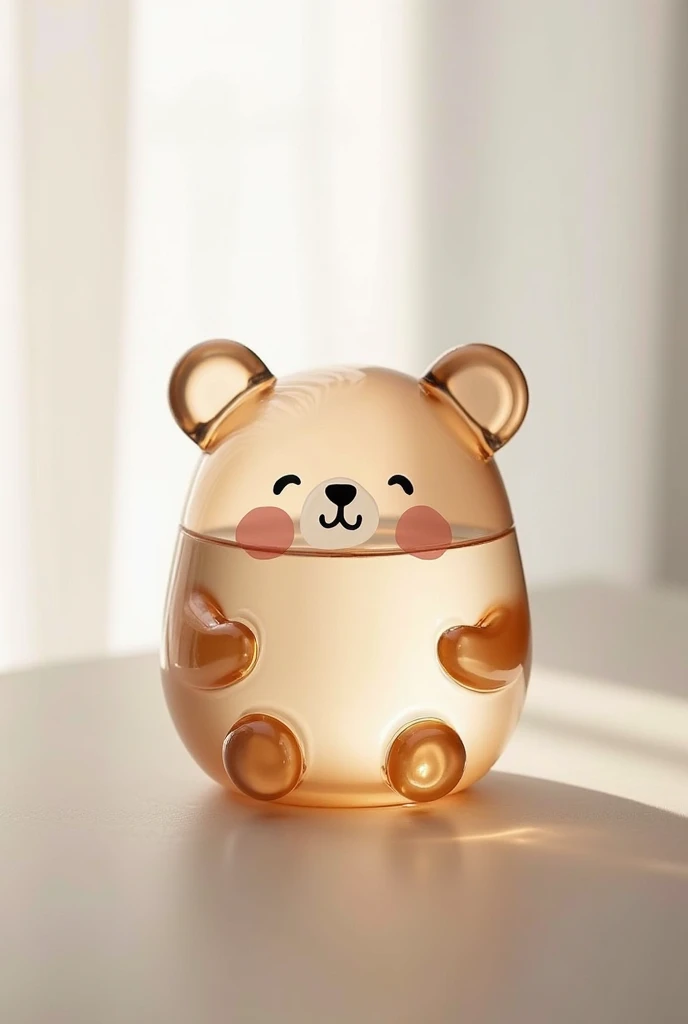 bear-shaped glass cup