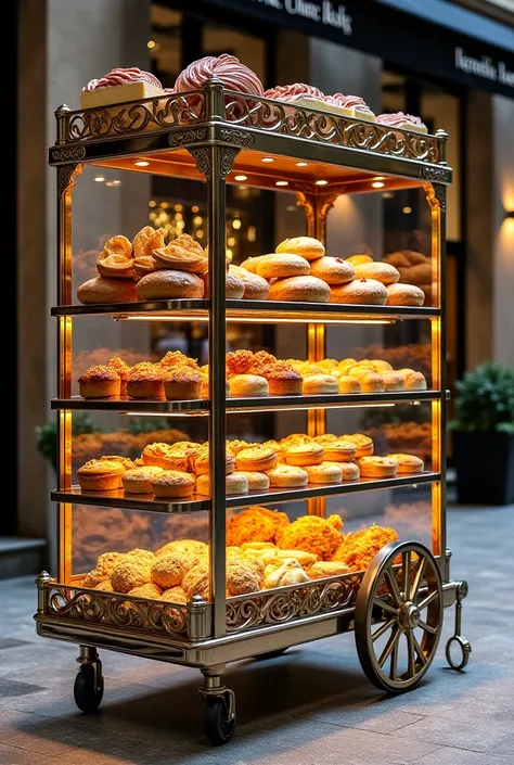 Gourmet bakery trolley 